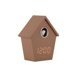 Karlsson wekker riqueza cuckoo led - 6,8x13x15,3 cm