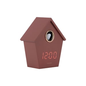 Karlsson wekker riqueza cuckoo led - 6,8x13x15,3 cm