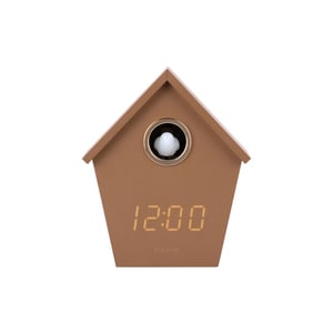Karlsson wekker riqueza cuckoo led - 6,8x13x15,3 cm