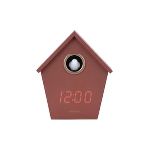 Karlsson wekker riqueza cuckoo led - 6,8x13x15,3 cm