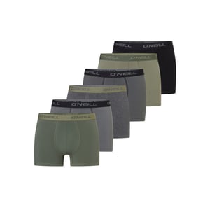 O'Neill Heren boxershorts trunks 6-pack groen/grijs/zwart