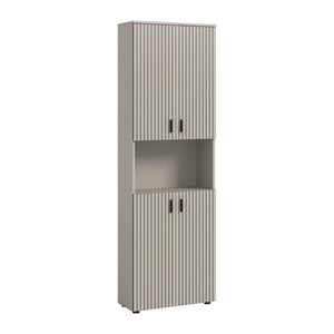 Furnilux Badkast kasjmier met accenten ruime opbergkast met 4 deuren 60x192x30
