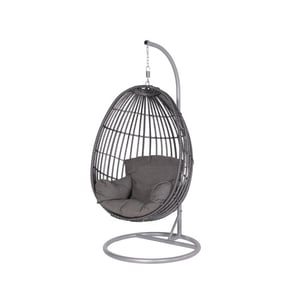 Garden Impressions Panama hangstoel eivormig carbon black earl grey licht