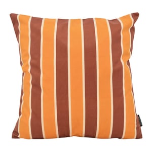 NOVÉE Sierkussen riviera stripe terra/roest | 45x45 cm | katoen/polyester