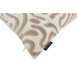 NOVÉE Chenille flow crème kussenhoes | | velvet/polyester