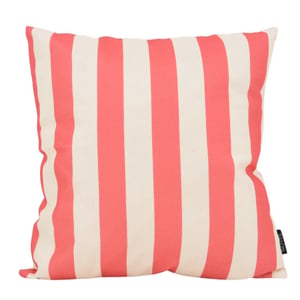 NOVÉE Sunset stripe red outdoor kussenhoes | 45x45 cm | katoen/polyester
