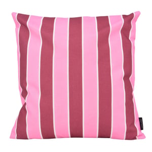 NOVÉE Sunset stripe pink outdoor kussenhoes | 45x45 cm | katoen/polyester