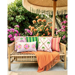 NOVÉE Sunset safari outdoor kussenhoes | 45x45 cm | katoen/polyester