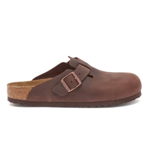 Birkenstock Boston nu oiled soft footbed smal habana unisex instapper