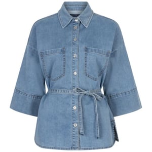 Red Button Mia denim long jacket
