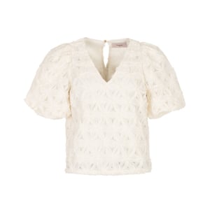 Freebird Blouse korte mouw boa 3d wv-3d-voil