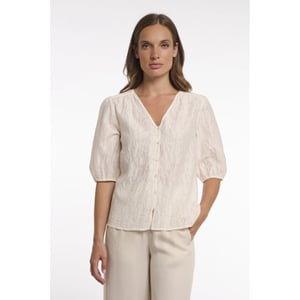 Rino & Pelle Whitney.7002623 rino&pelle half sleeve blouse h v-neck birch
