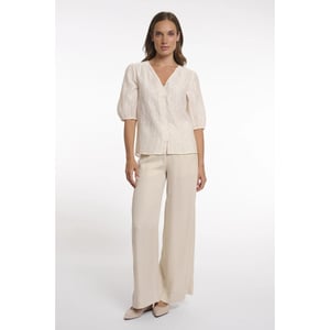 Rino & Pelle Whitney.7002623 rino&pelle half sleeve blouse h v-neck birch