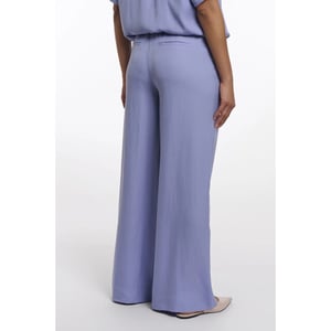 Rino & Pelle Nourregular.7002623 rino&pelle regular length wide leg pants brushed blue