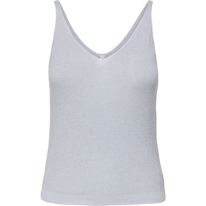 Only Onlshina sl glitter top knt ballad blue/silver g