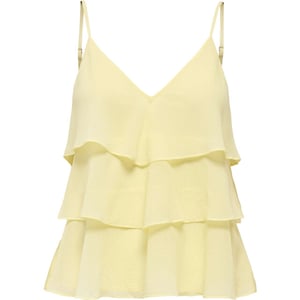 Only Onllinn life flounce singlet wvn noos double cream