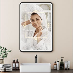 4goodz Badkamerspiegel 60x80 cm met led verlichting dimbaar horizontaal en