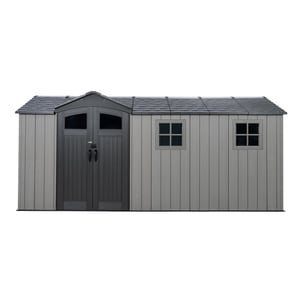 Lifetime Idaho kunststof tuinschuur met vloer 214x498 cm -