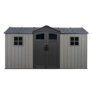 Lifetime Kentucky kunststof tuinschuur met vloer 206x427 cm -