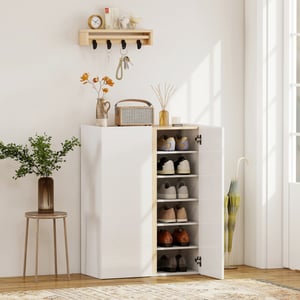 4goodz Schoenenkast voor 18 paar met verstelbare planken 33x70x95cm