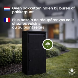 4gardenz ® grote pakketbrievenbus met slot pakketbox -