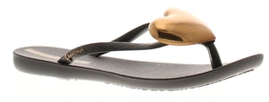 Ipanema Womens Flip Flops Maxi Fashion Lace Up black bronze