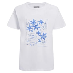 Craghoppers Womens/Ladies Bistort Flowers National Trust T-Shirt (White)