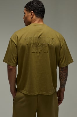Training Dept Premium Heavyweight 220gsm Oversized Boxy T-shirt