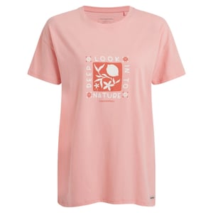 Craghoppers Womens/Ladies Yago Deep Look Into Nature T-Shirt (Shell Pink)