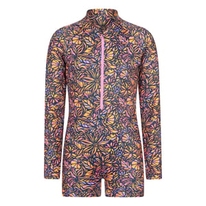 Mountain Warehouse Barn Mira Blommor Långärmad Rash Guard (Neon Orange)