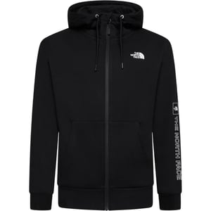 The North Face Mens M Outline Logo Box Hoodies Black