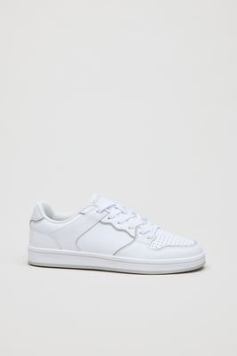 Ben Sherman Club Leren Herensneakers Wit