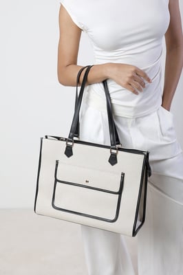 Wheres That From Womens Henley Canvas Shoulder Tote Bag