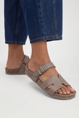 Cut Out Double Strap Sandals