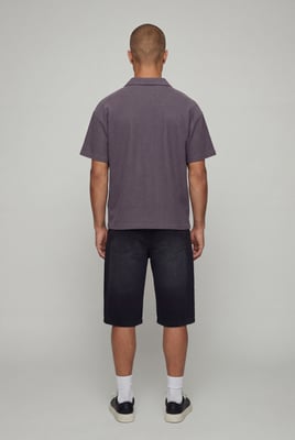 Oversized Revere Textured Polo