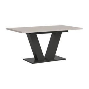 Furnilux Moderne eettafel in kasjmier en verstelbaar design met v-poot 150 cm