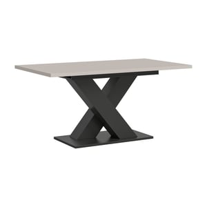 Furnilux Eetkamer tafel in kasjmier en look moderne design tafel met x-poot -