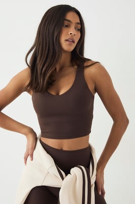 DSGN Studio Sculpt Longline Plunge Sports Bra