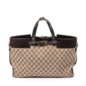 Horizontal Belt Tote  Handbag