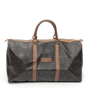 Large Vintage Travel Boston  Travel Bag