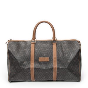 Large Vintage Travel Boston  Travel Bag
