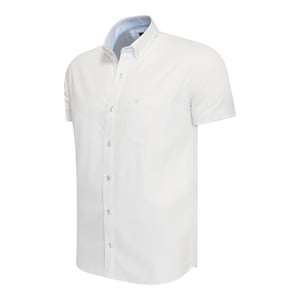 Cappuccino Italia Overhemden Toscana Stretch Wit