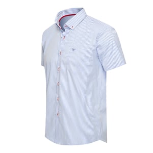 Cappuccino Italia Overhemden Bronte Stretch Blauw