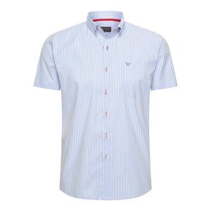 Cappuccino Italia Overhemden Bronte Stretch Blauw