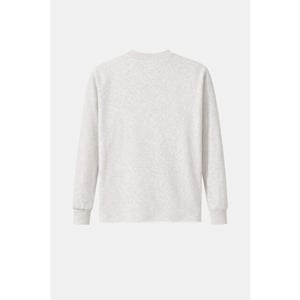 Penn & Ink Hailey 05m-330 penn and ink sweater print ecru mel. tomato