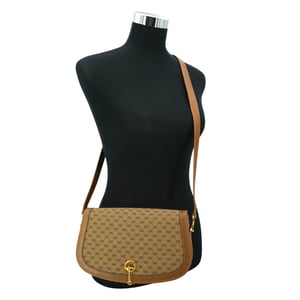 Gucci Vintage Stoffen Schoudertas Horsebit