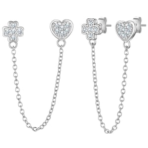 Women's Earrings 925/- Sterling Silver