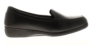 Ever So Soft Womens Comfort Loafer Sigh Slip On black