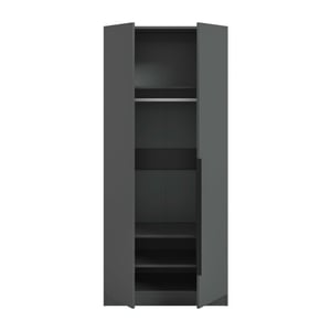Furnilux Moderne 2-deurs kledingkast ruimtebesparend tijdloos design handige
