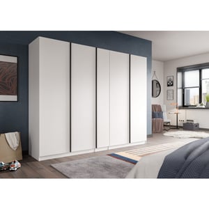 Furnilux Moderne 5-deurs kledingkast in ruime opbergoplossing met lades en schappen
